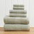 100% Cotton Woven Texture Bath Towel Set - Marbella Collection