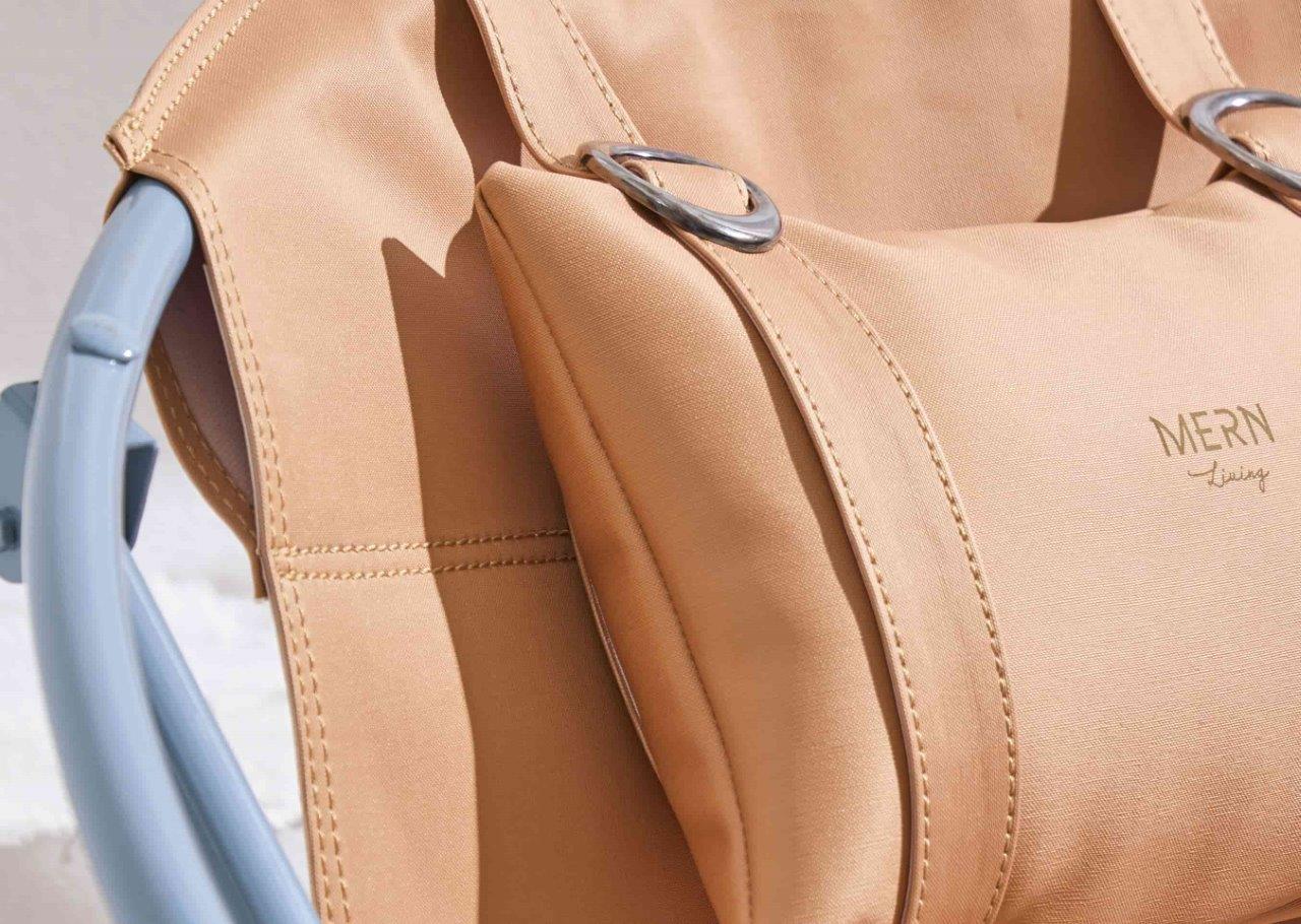 Faux Leather Folding Chair Metal Frame Orange