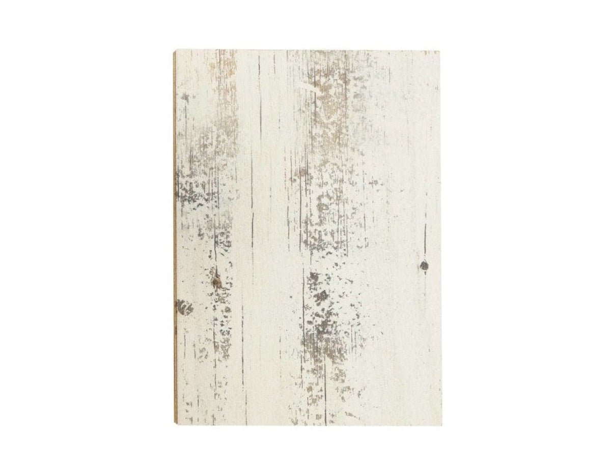 Rustic Originals Real Wood Easy Install 6" Sample - Farmhouse White
