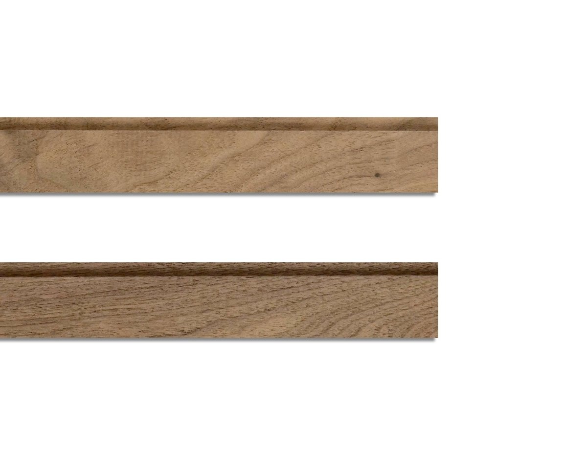 Living Originals Real Wood Easy Install Trims - Unfinished Raw Walnut