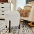 Plush Boucle Drum Ottoman, Choose Your Color