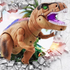 Remote Control T-Rex Dinosaur with Lights Sounds Walking RC Toy