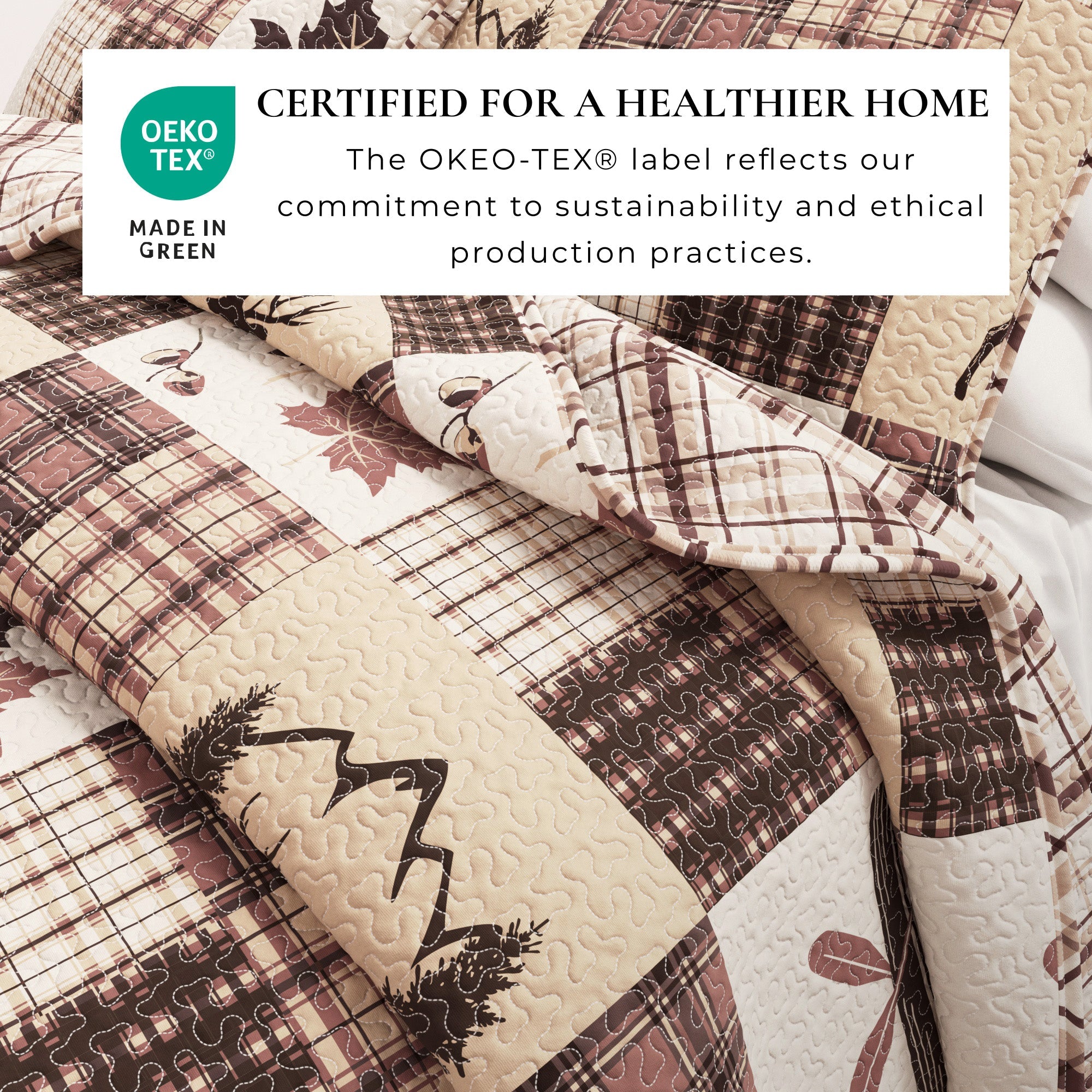 Redwood Lodge 3 Piece Quilt Set