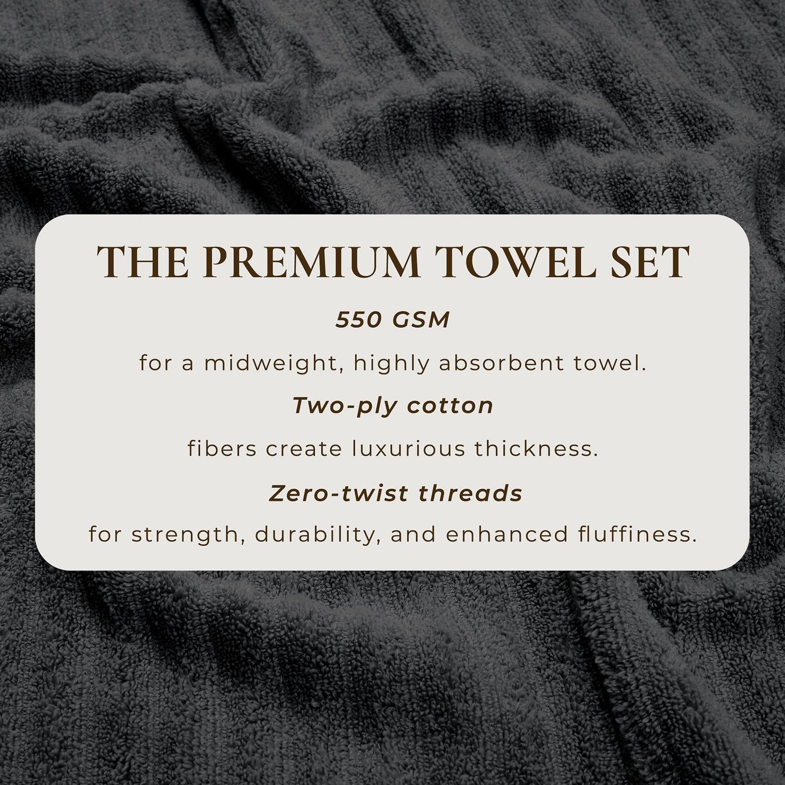 Luxury Cotton Towels - Karina Collection