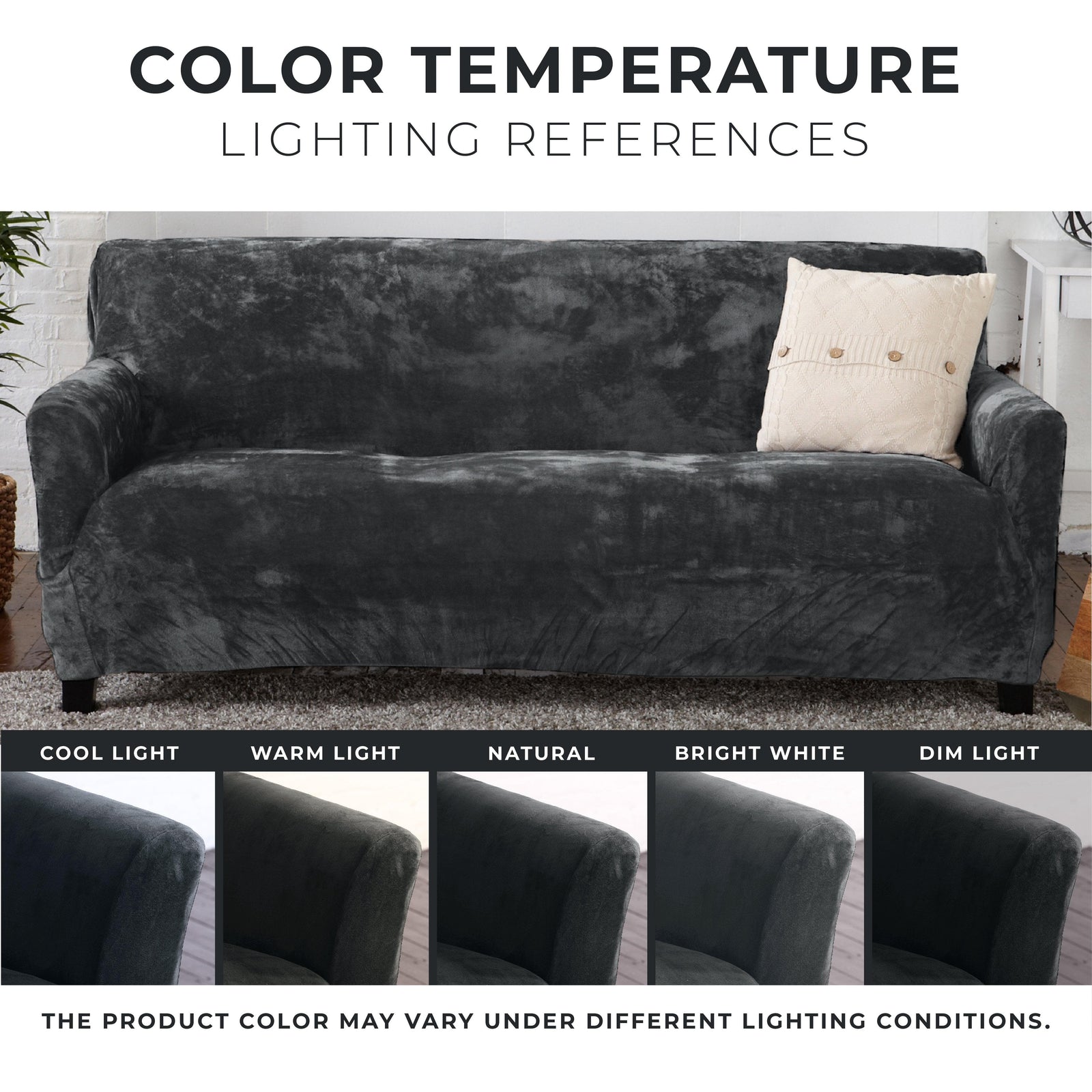 Velvet Stretch Slipcover - Gale Collection