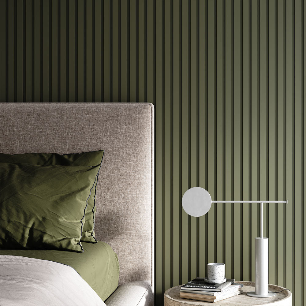 Paintable Slatted Wall Panels