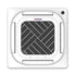 Pioneer® Quantum Ultra™ 48,000 BTU 19 SEER2 230V 4-Way Ceiling Cassette Ductless Mini-Split Air Conditioner Inverter Heat Pump