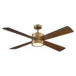 52" Bucholz Industrial Ceiling Fan with Dimmable LED Light