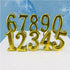 Party Decoration Golden Candles Number Home Cake Birthday Wedding Supplies Birthday Number Candles Cake Numeral Candles Number 0-9 Cake Topper Decoration for Birthday Wedding Reunion Theme Party
