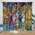Saint Seiya Curtains Blackout Window Drapes Room Decoration