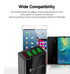 PBG 3 port LED Display Wall Charger and 3 in 1 Cable Bundle Black