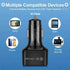 PBG 3 Port LED Voltage Wall Charger and 6 Port Car Charger White/White