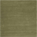 Brockton Solid Wool Sage Green Area Rug