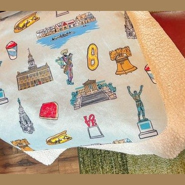Philadelphia Plush Throw Blanket 60x80