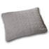 DaDa Bedding Corduroy Sherpa Backside Soft Grey Quilted Pillow Sham - 1-Piece (JHW858)
