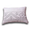 DaDa Bedding Whimsical Lavender Purple Grey Yarn Dyed Quilted King Pillow Sham, 20” x 36” (JHW866)