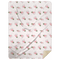 Pink Magnolia Plush Throw Blanket 60x80 Soft Hometown Home Accent