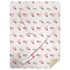 Pink Magnolia Plush Throw Blanket 60x80