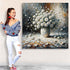 Canvas Print: "Porcelain Bloom"
