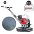 24" Concrete Power Trowel Edger 5.5HP Honda Float Pan Blade Screed Finishing Tool