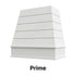 Wood Range Hood With Tapered Shiplap Front and Block Trim - 30", 36", 42", 48", 54" and 60" Widths Available
