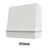 Wood Range Hood With Angled Front and Decorative Trim - 30", 36", 42", 48", 54" and 60" Widths Available