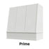 Wood Range Hood With Angled Strapped Front and Block Trim - 30", 36", 42", 48", 54" and 60" Widths Available