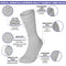 Lot 3 6 12 Pairs Men's Circulatory Diabetic Crew Socks Size 9-11 10-13 13-15