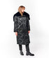 Genuine Polar Fox Fur Collar-Hood Down Winter Coat