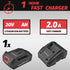 Cordless Reciprocating Saw with 20V 2.0Ah Battery and Charger for Wood, Metal PVC Cutting PS76415A