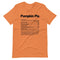 Pumpkin Pie Thanksgiving Tee