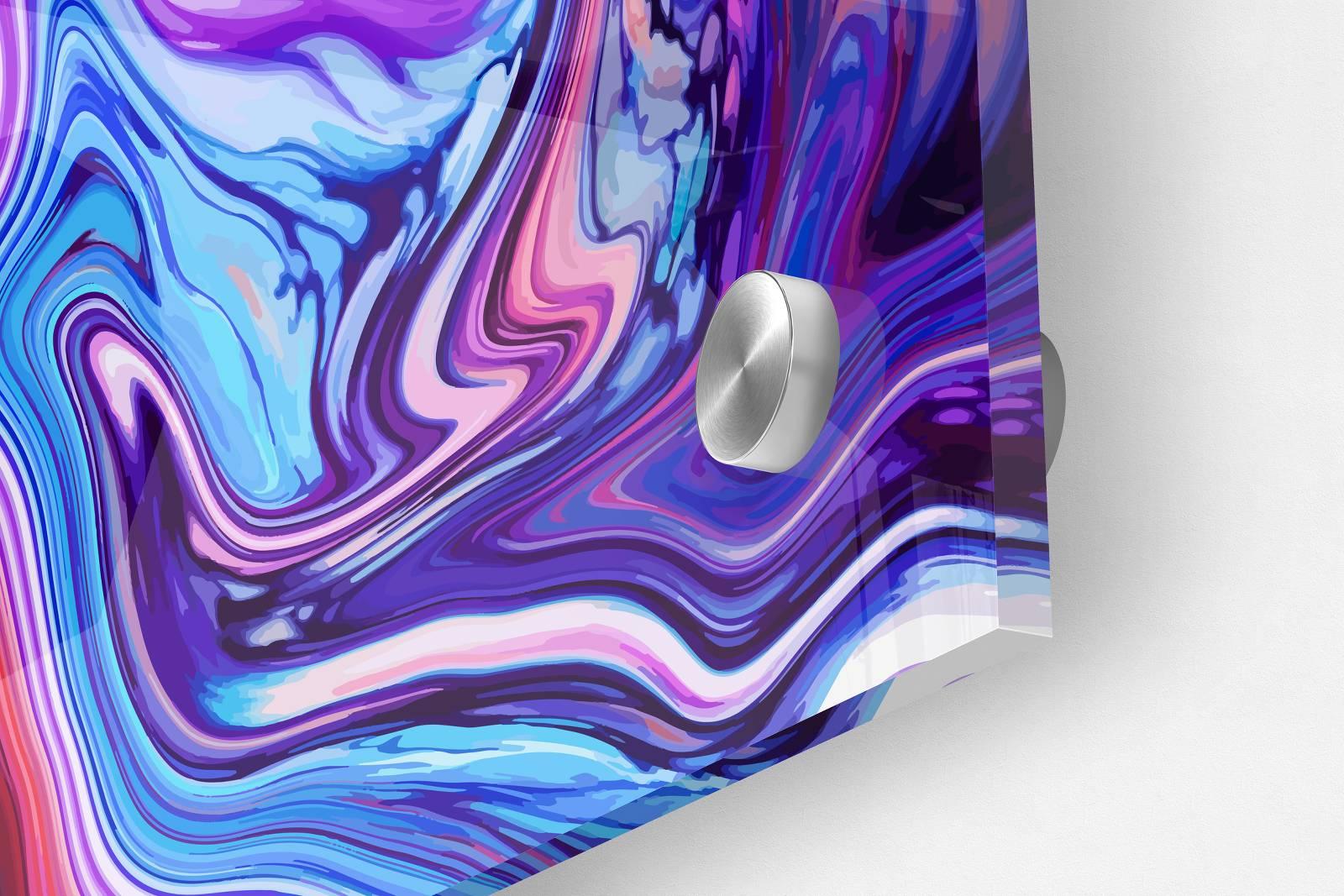 Purple and Pink  Decor Set of 3 Prints Modern Wall Art Modern Artwork