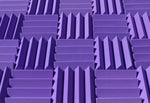 3 Inch Acoustic Foam Wedge Style Panels - 13 Color Options