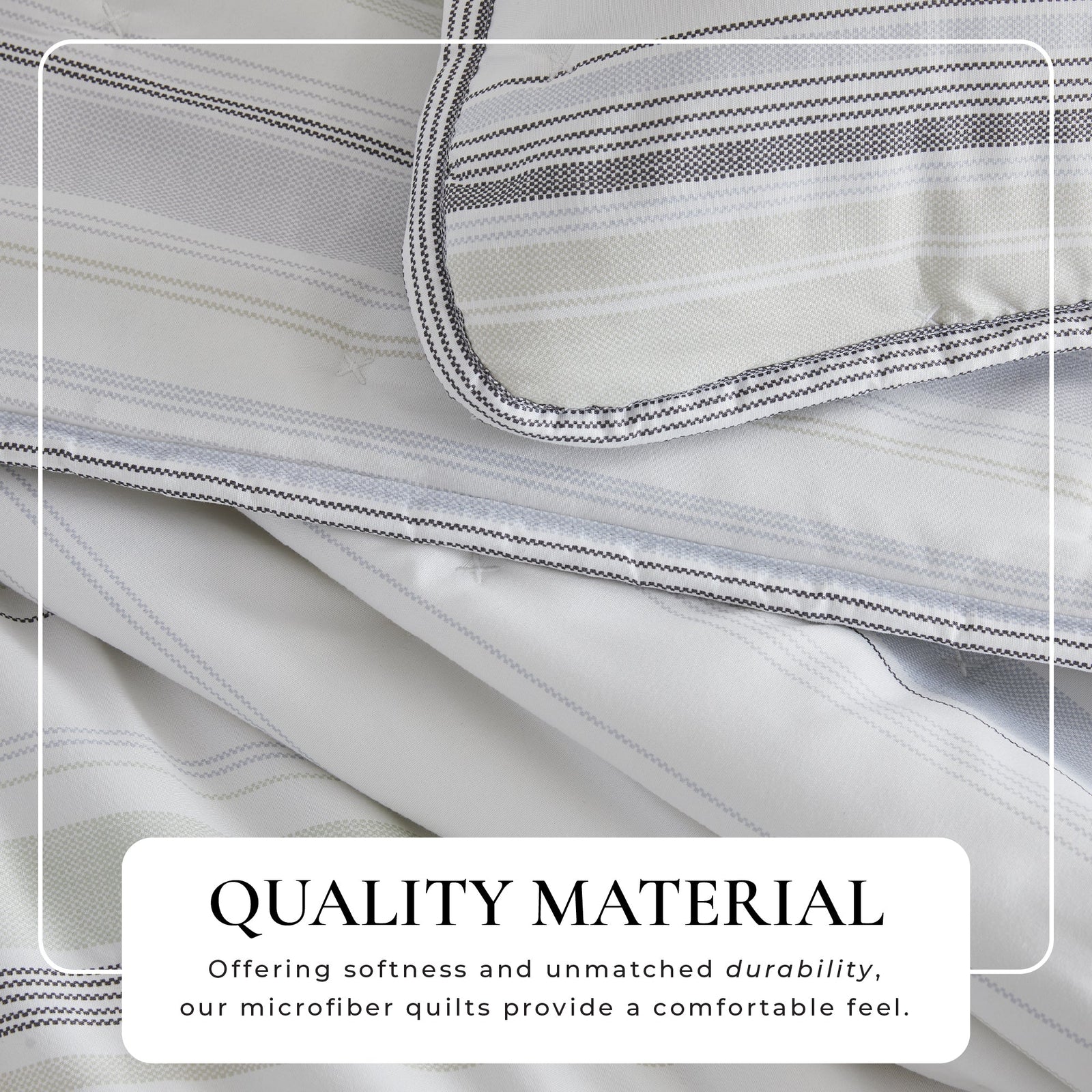 Dot Stitched Quilt Set - Dot-Hemmed Collection
