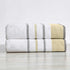 Decorative Cotton Stripe Bath Towel Set - Noelle Collection