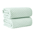Cotton Diamond Waffle Weave Bath Towel Set - Grayson Collection