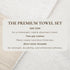 Cotton Linen-Like Border 6-Piece Towel Set - Priya Collection