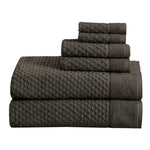 Cotton Diamond Waffle Weave Bath Towel Set - Grayson Collection
