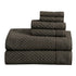 Cotton Diamond Waffle Weave Bath Towel Set - Grayson Collection