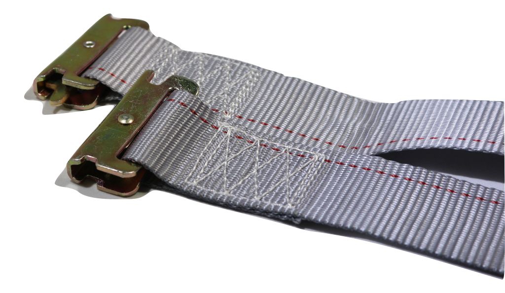 2" x 16  Ft Logistic Van Ratchet E-Track Straps w/ Spring E Fittings | 4 PACK