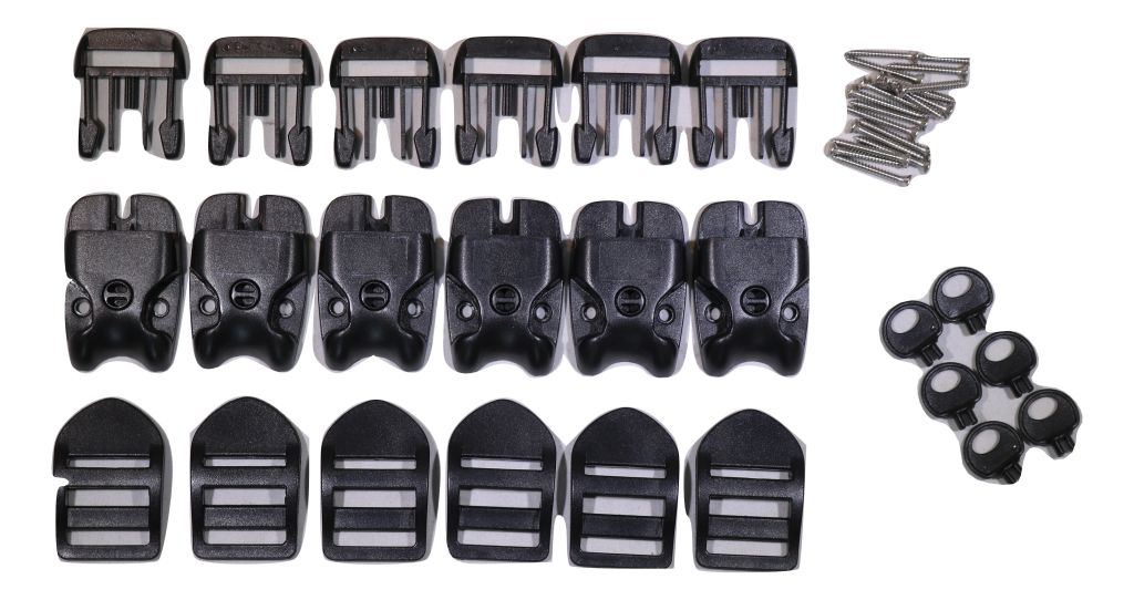 ACW Buckle SPA or Hot Tub Cover Locking Plastic Buckle Replacement Kit | 6 PACK