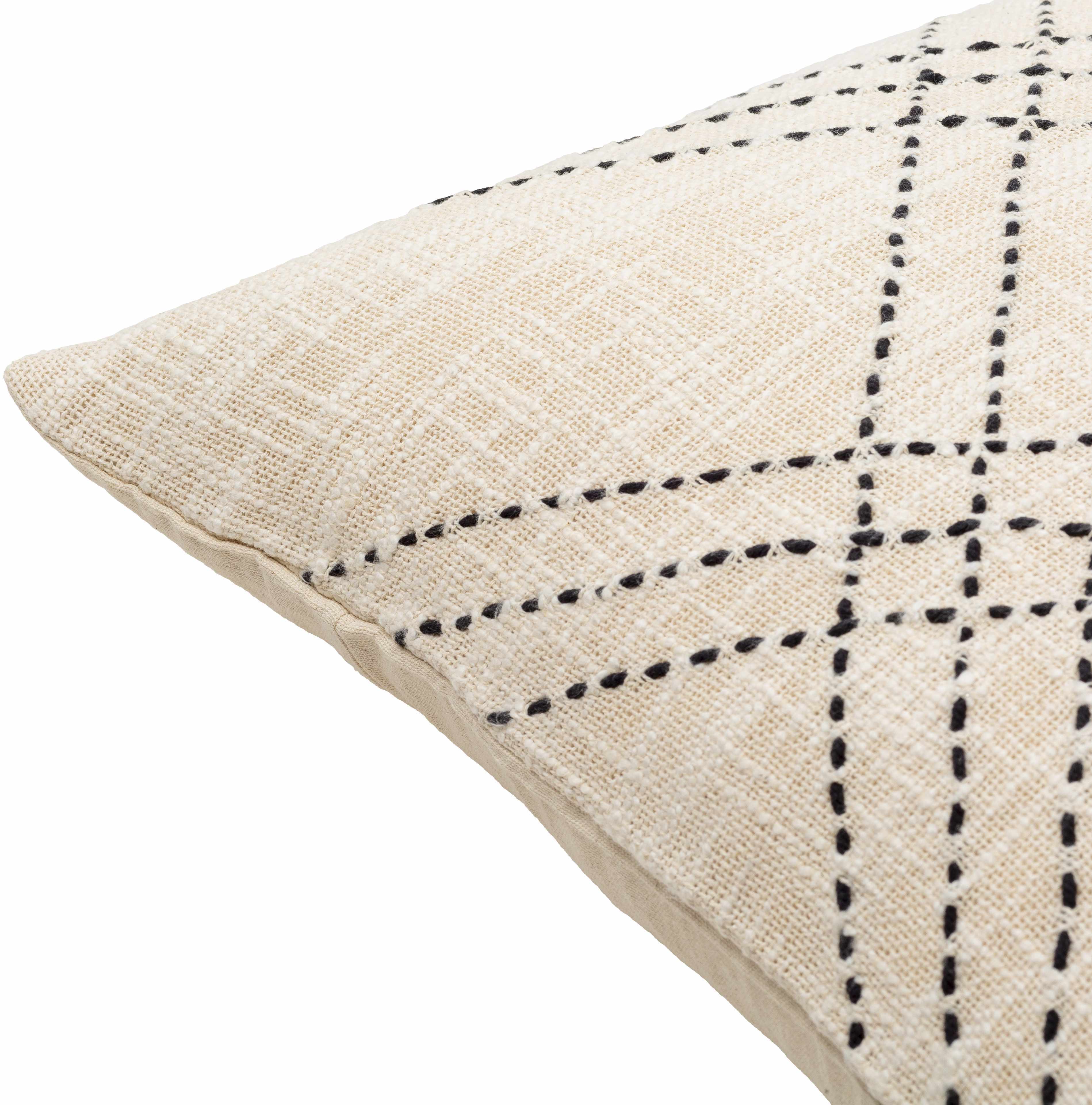 Rafi Cream Accent Pillow