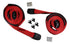 Red Standard Buckle Spa Cover Hot Tub Wind Strap Complete Kit | SIZE OPTIONS
