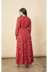 Hibiscus Empress Wrap Dress Red Lipstick + Gold