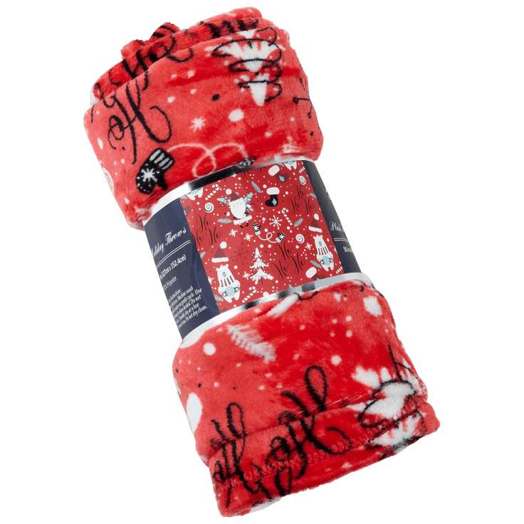 Decor & More Home Essentials Christmas Throw