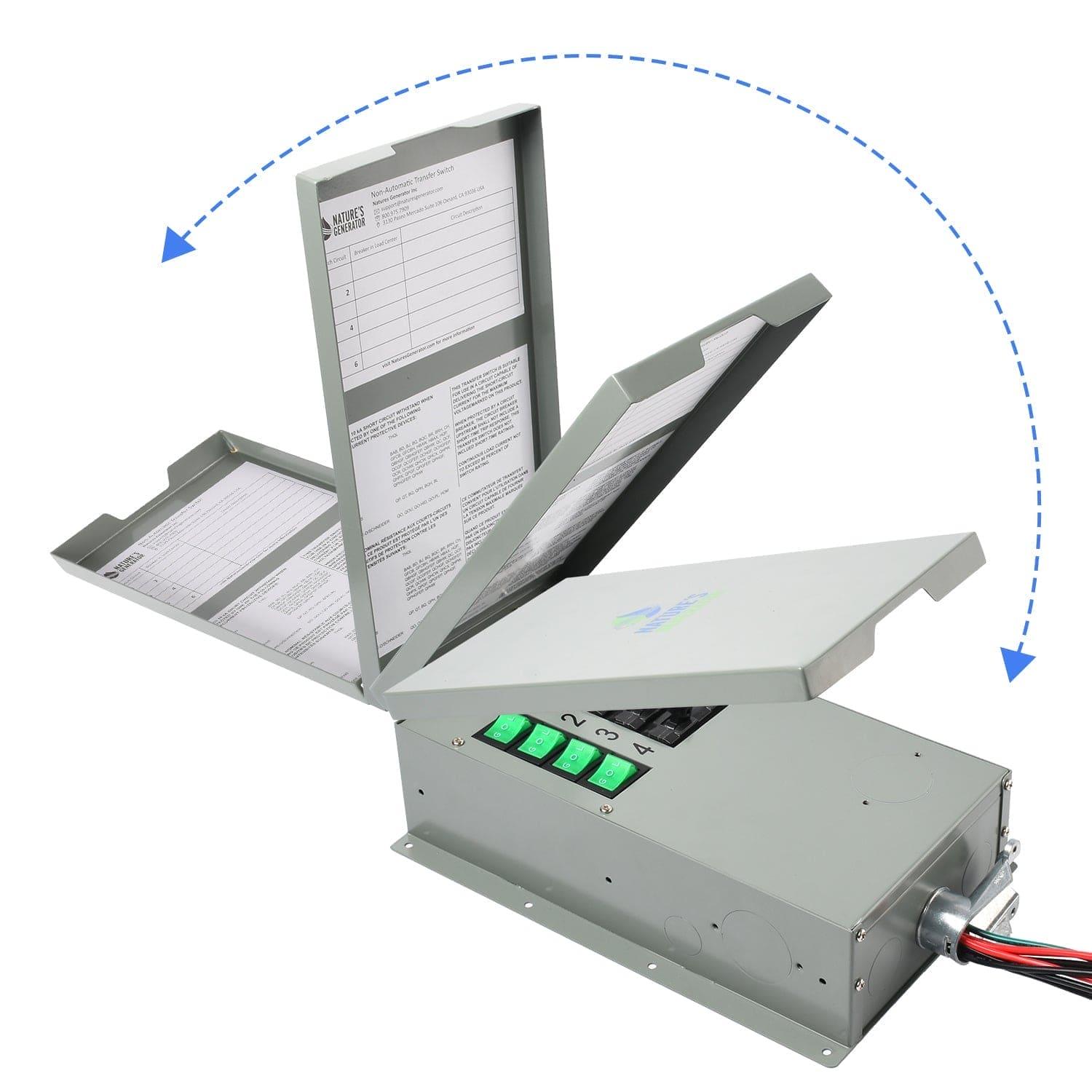 Refurbished - Nature's Generator 120V 15A 4-Circuit Manual Transfer Switch
