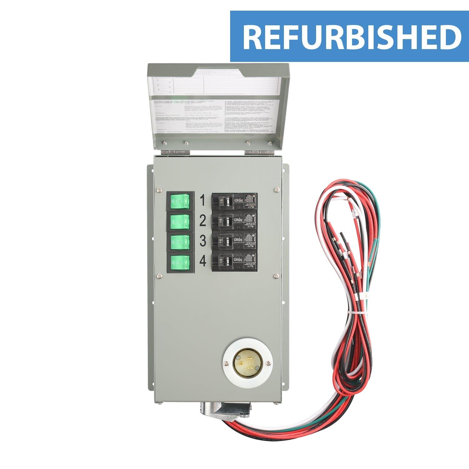 Refurbished - Nature's Generator 120V 15A 4-Circuit Manual Transfer Switch