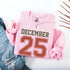 Retro Christmas DECEMBER 25 Sweatshirt Festive Holiday Sweater
