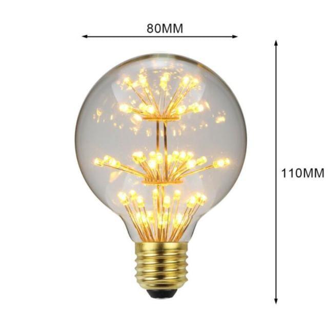 Retro Lamp Loft Industrial Decor Vintage Lamp Light Bulb Antique Vintage Style Light Amber Warm Dimmable Vintage Village Style Desk Light Creative Table Lamp