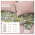 Floral Print & Scalloped Edge Cotton Quilt Set - Gwen Collection